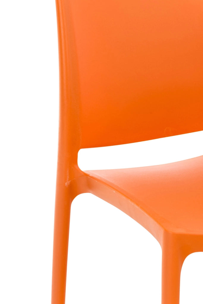 Sedia outdoor Maya impilabile arancione