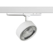Hole - Proiettore LED a binario trifase 13W 3000K CRI90 IP20 ottica 38° in alluminio pressofuso, finitura bianco/bianco - Rossini Group