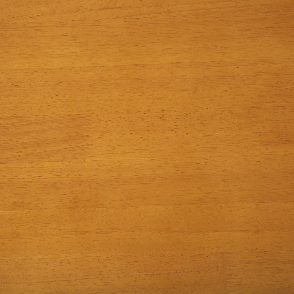 Tavolo da pranzo legno chiaro 110 cm MDF caucciù retrò soggiorno sala da pranzo