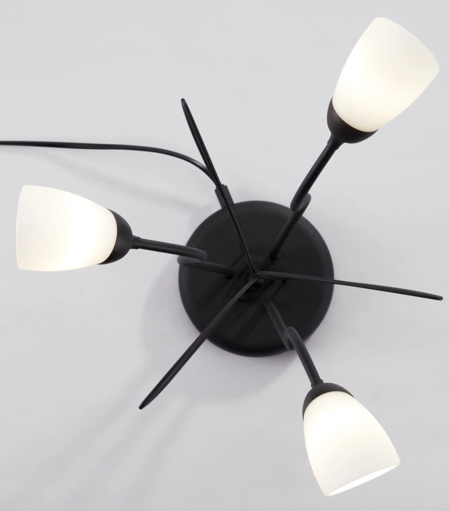Lampada da tavolo GLORIOSA nera opaca 3xG9 14W Jupiter
