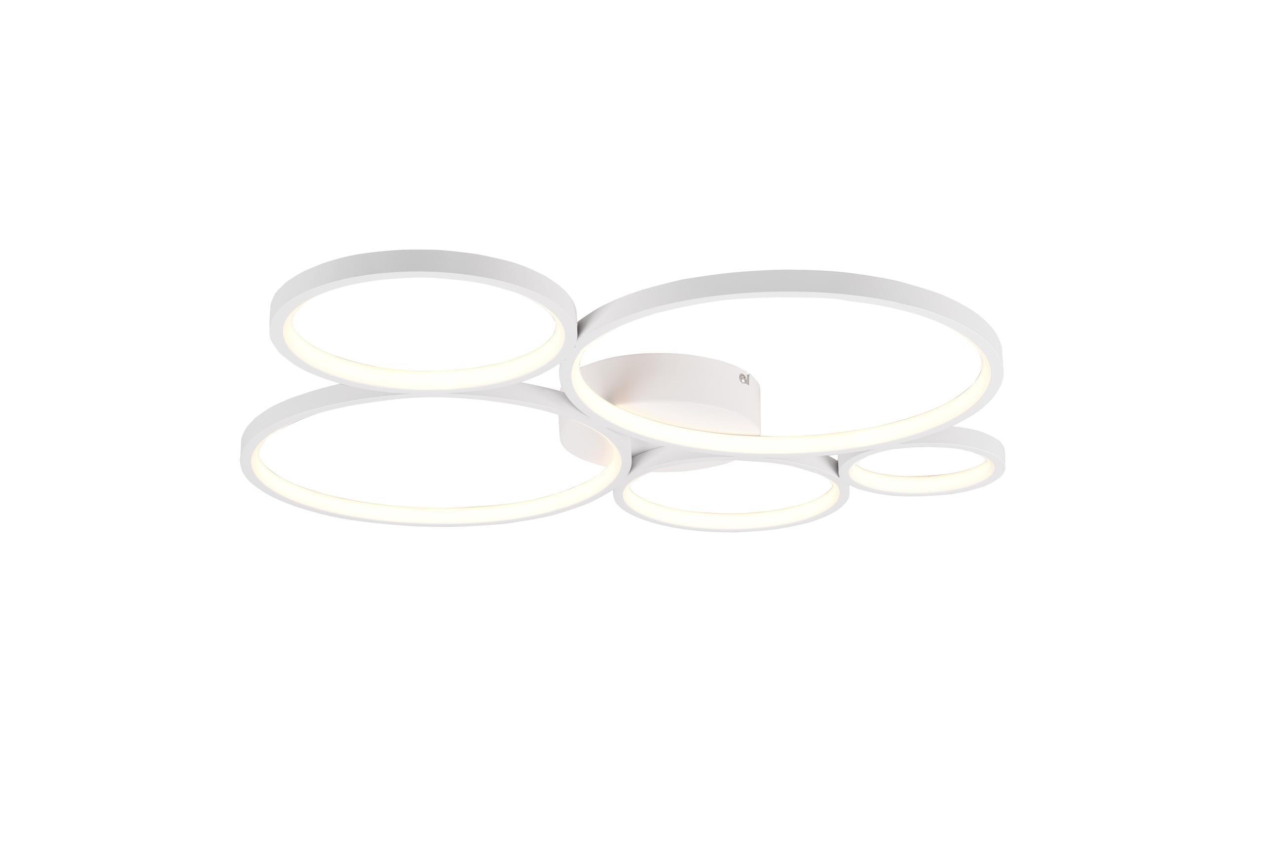 Plafoniera da Interno a Led in Metallo Bianco Opaco