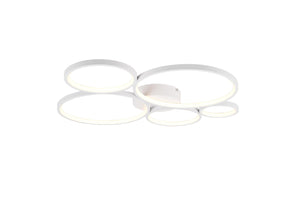 Plafoniera da Interno a Led in Metallo Bianco Opaco