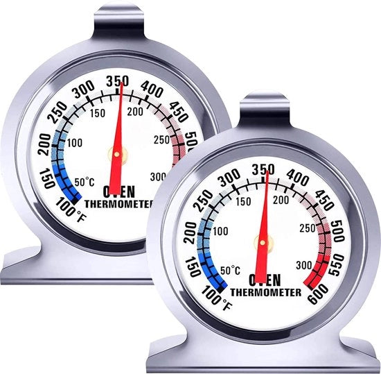Termometro per forno - Termometro digitale per forno - Termometro in acciaio inossidabile - Grande display - Termometro per cucina/forno