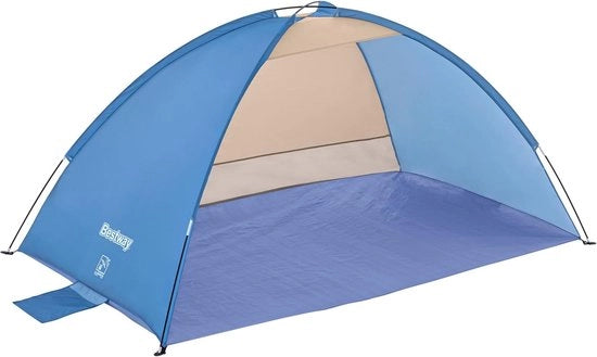 Ombrellone da Spiaggia 200 x 120 x 95 cm Blu - Ombrello da Spiaggia Spazioso con Protezione UV