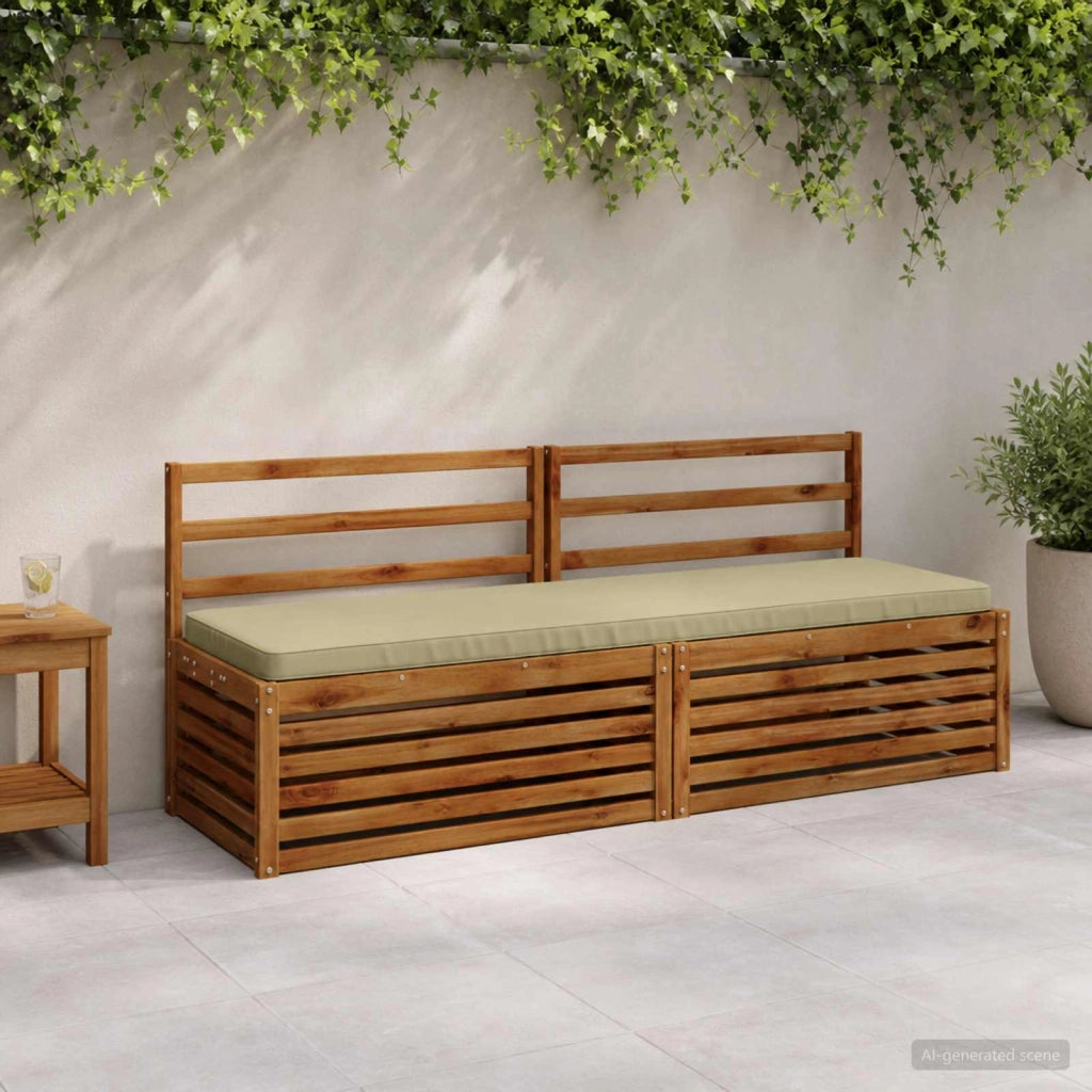 Cuscini per Panchina a 2 Pezzi VUGHT 2 pz 100% Poliestere 952157