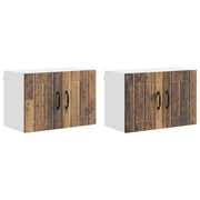 Pensile da cucina | Armadietto a muro LUCCA 2 pz Legno antico 60 x 31 x 40 cm