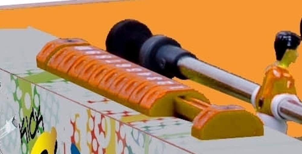 Calciobalilla con aste rientranti Garlando F-1 GOAL