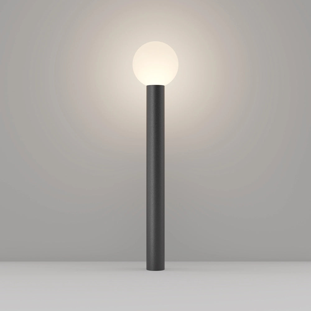 Lampione Per Esterno Moderno Alluminio Nero 1 Luce E27 60W Ip54 A++