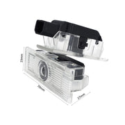 Kit Luci Led Logo Proiettori Auto Portiere Per Alfa Romeo 159 166 Mito Giulietta Giulia Stelvio Spider 12V 5W