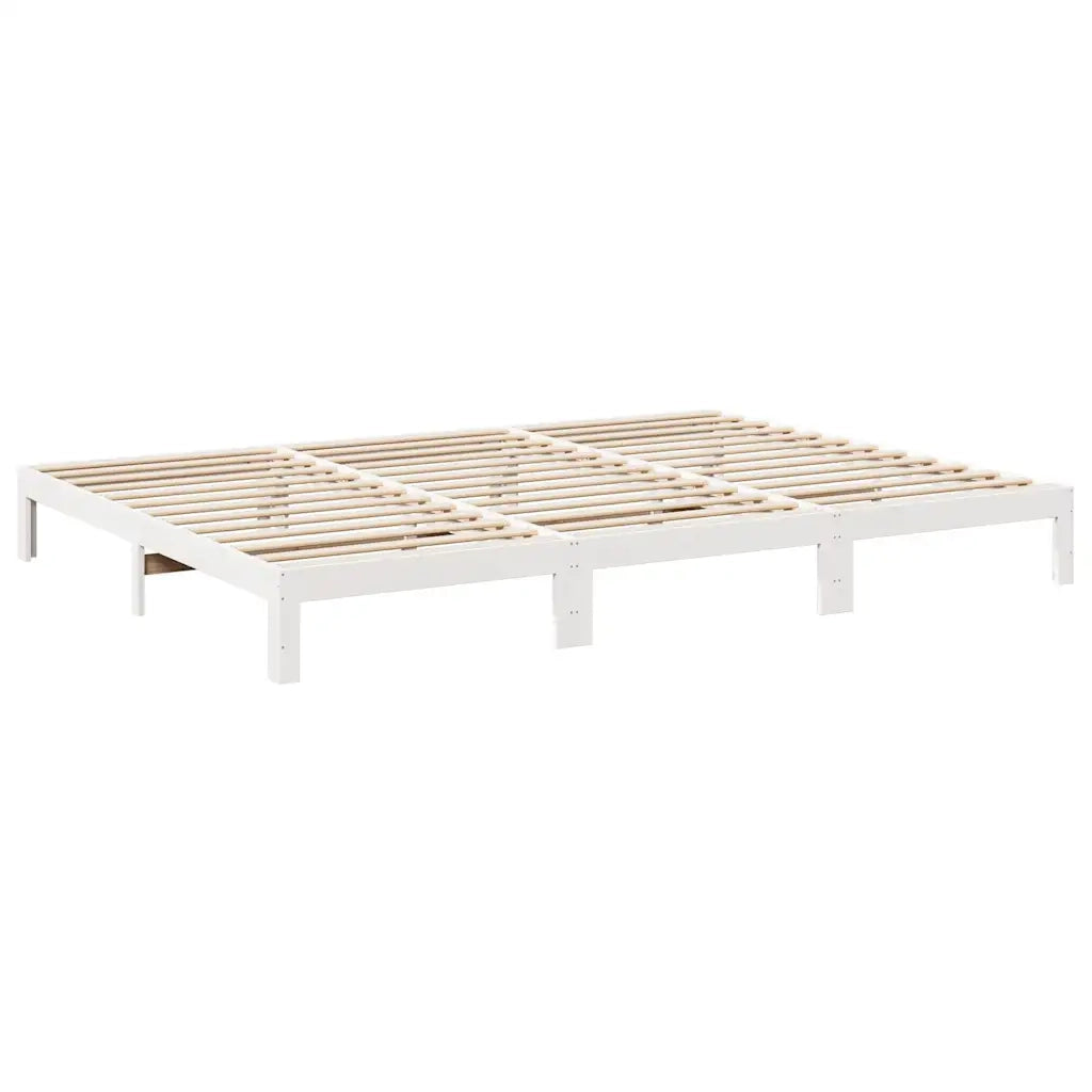 Giroletto Familiare senza Materasso Bianco 270x200 cm