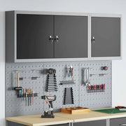 Set di armadi per attrezzi con lo scaffale 5 pcs Nero 3321400