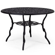 Tavolo In Alluminio Antracite 110 Cm BIZZOTTO VICTORIA