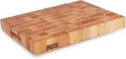 Blocco da martellare di alta qualità in legno di abete professionale, 51 x 38 x 6 cm, maniglie laterali - utilizzabile su entrambi i lati.