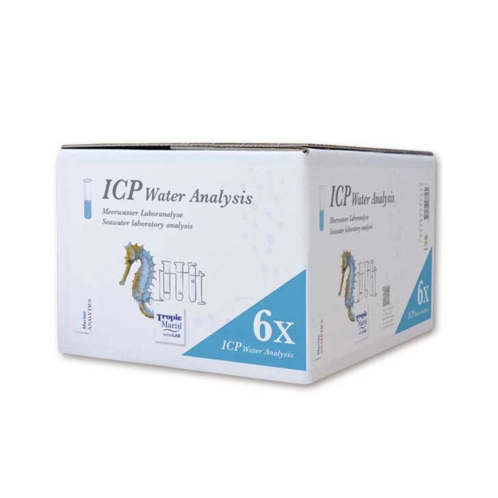 Tropic Marin ICP Water Analysis set da 6pz - test di oltre 35 elementi chimici per acqua marina