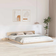 Struttura del letto Marrone 200 x 200 cm legno