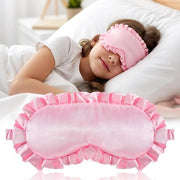 Maschera da Sonno con Cuscino di Cotone - Occhiali da Sonno con Cintura Regolabile - Blocca la Luce - Copertura Oculare Soffice - Ideale per una Buona Notte di Sonno - Dimensioni 23,5 × 11,5 × 1,8 cm