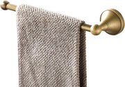 Maniglione per asciugamani da parete, 29 cm, ottone antico, bronzo lucidato