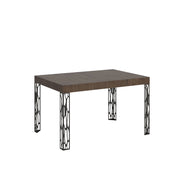Tavolo Allungabile 120-224x90x77 cm Ghibli Noce Telaio Antracite