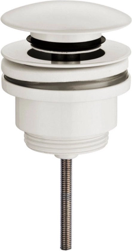 Dispositivo di scarico a click 1¼" in materiale plastico bianco