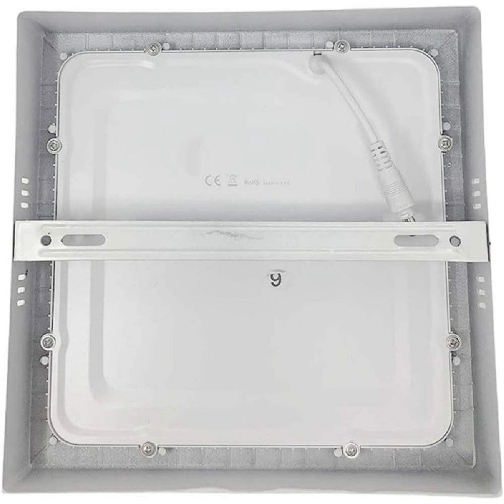 Trade Shop - Plafoniera Pannello Led 24 Watt Quadrato Cct Tre Colorazione Di Luce P300b-q3c -
