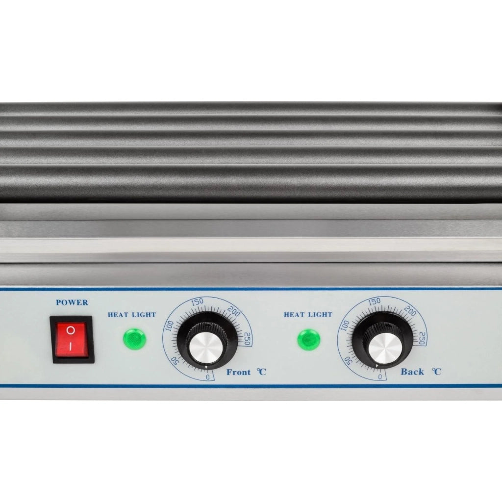 Macchina professionale per hot dog con rivestimento in teflon 20 salsicce 2200 watt 3614097