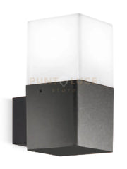 GES410- APPLIQUE PER ESTERNI GRIGIO ANTRACITE  1 LUCE ATTACCO E27 IP44