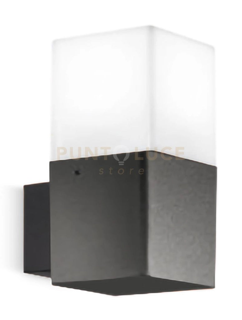 GES410- APPLIQUE PER ESTERNI GRIGIO ANTRACITE  1 LUCE ATTACCO E27 IP44
