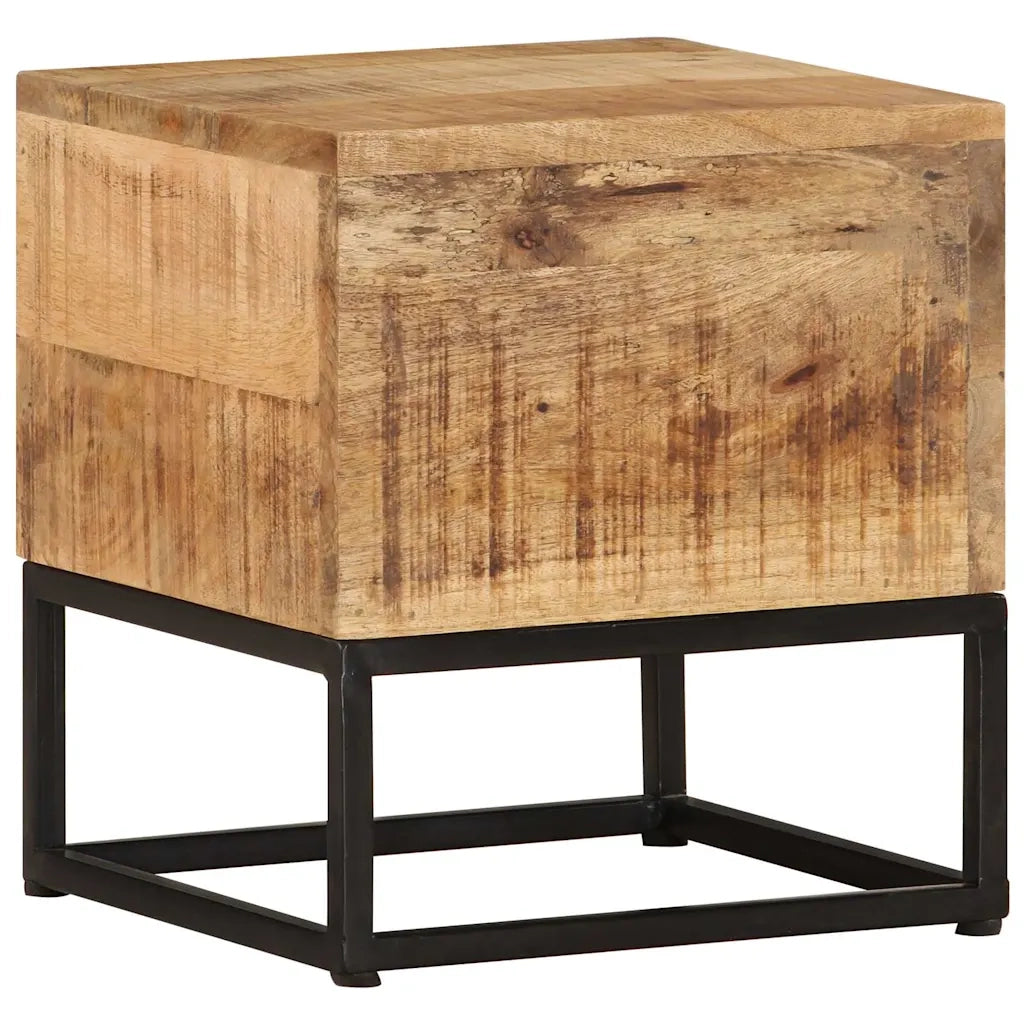 Tavolino 30x30x33 cm in Legno di Mango Grezzo cod mxl 17591