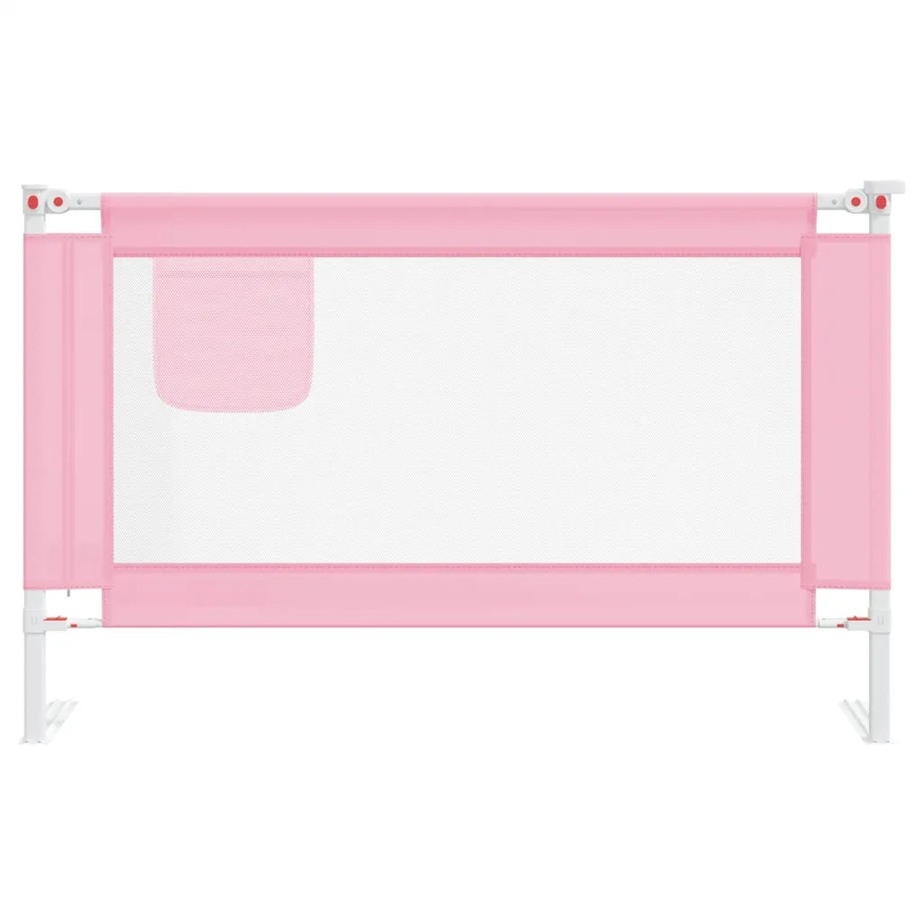Sponda Letto di Sicurezza per Bambini Rosa 120x25 cm in Tessuto cod mxl 68901