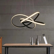 Lampada a sospensione ZMH a LED con altezza regolabile 62W telecomando per camera da letto