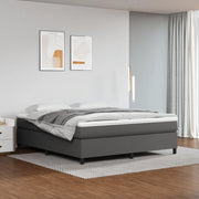 Struttura Letto a Rete a Molle Grigio 160x200 cm in Similpelle 3121057