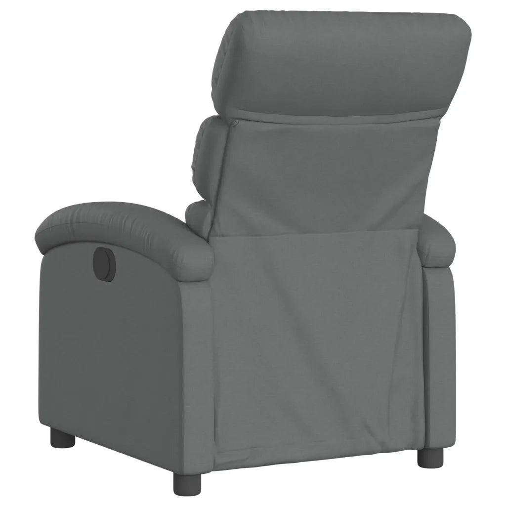 Poltrona reclinabile in Tessuto Grigio Scuro 3205805