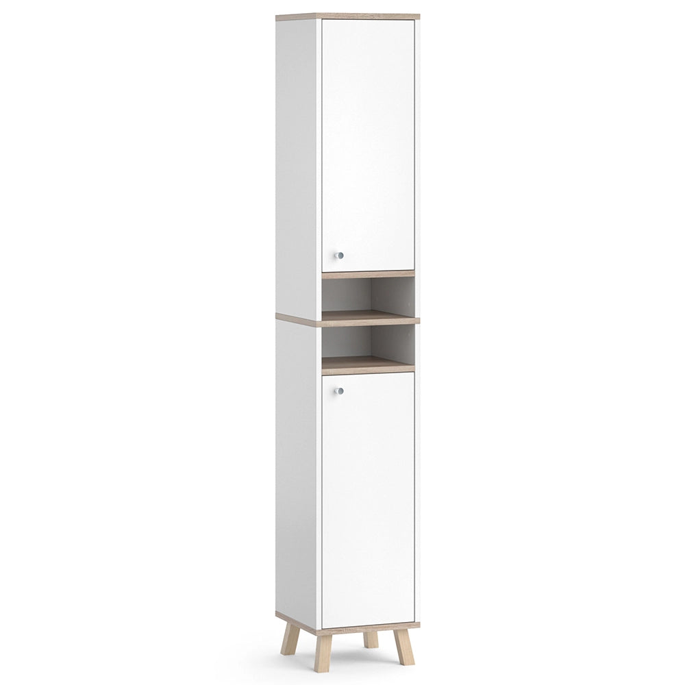 Vicco Mobile bagno alto Bianco 30 x 174 cm