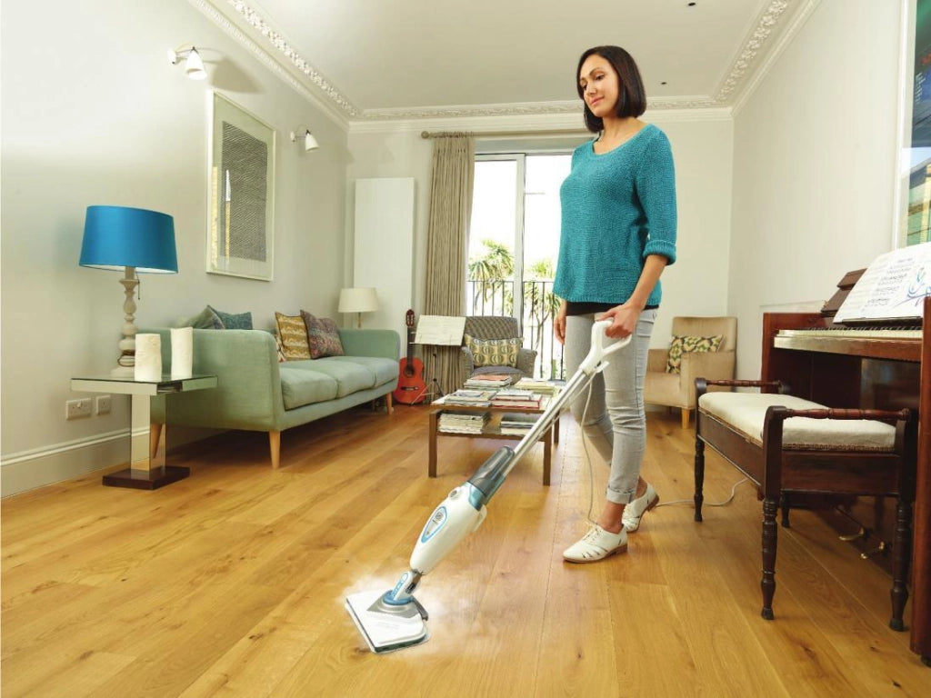 Black & Decker FSM1616 Pulitore a vapore Scopa a vapore 1600 W Bianco