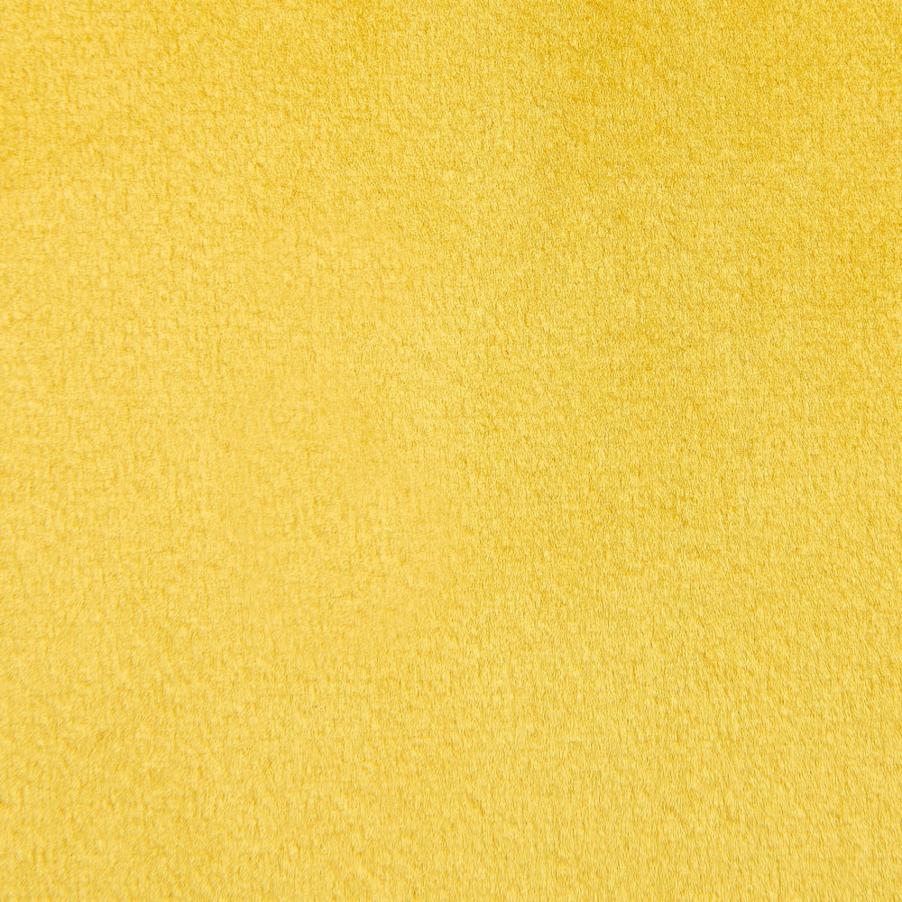 Set di 2 cuscini di velluto di colore giallo con pompon 45 x 45 elegante stile retrò camera da letto soggiorno