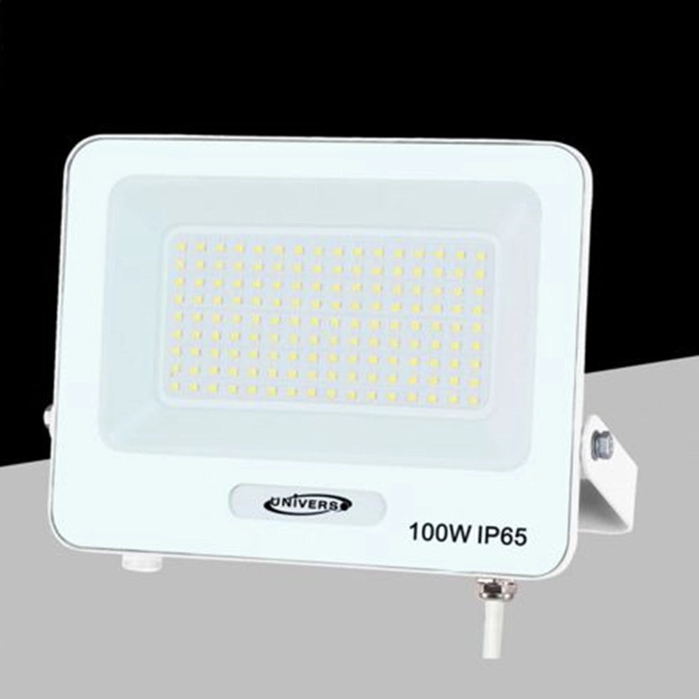 Trade Shop - Faro Proiettore Smd Led Floodlight 100w Slim Ip65 Bianco Luce 3000k 4000k 6500k Ek05-100w-b - -bianco Caldo      -