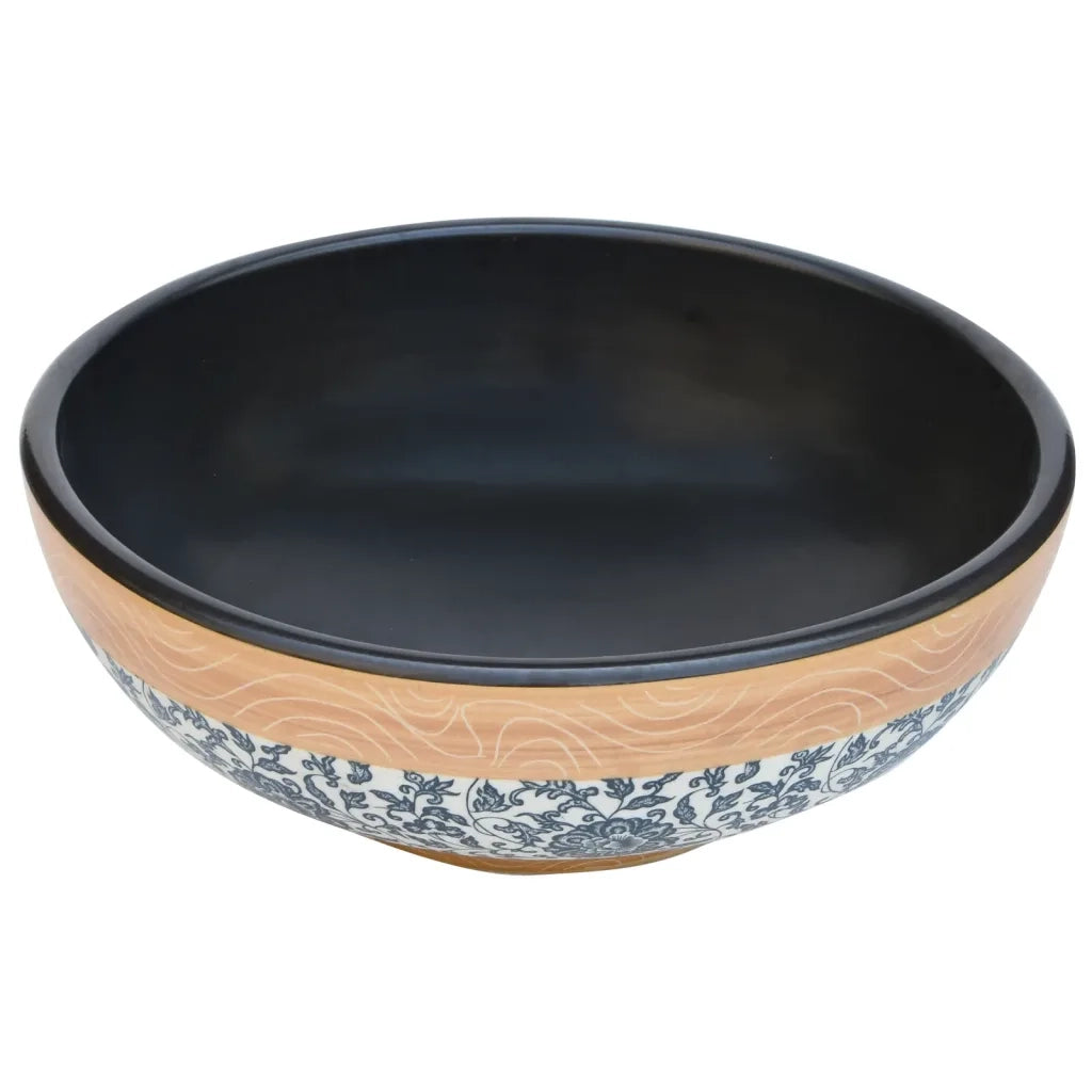 Lavabo da Appoggio Multicolore Rotondo ¦µ41x14 cm Ceramica CFW1444611