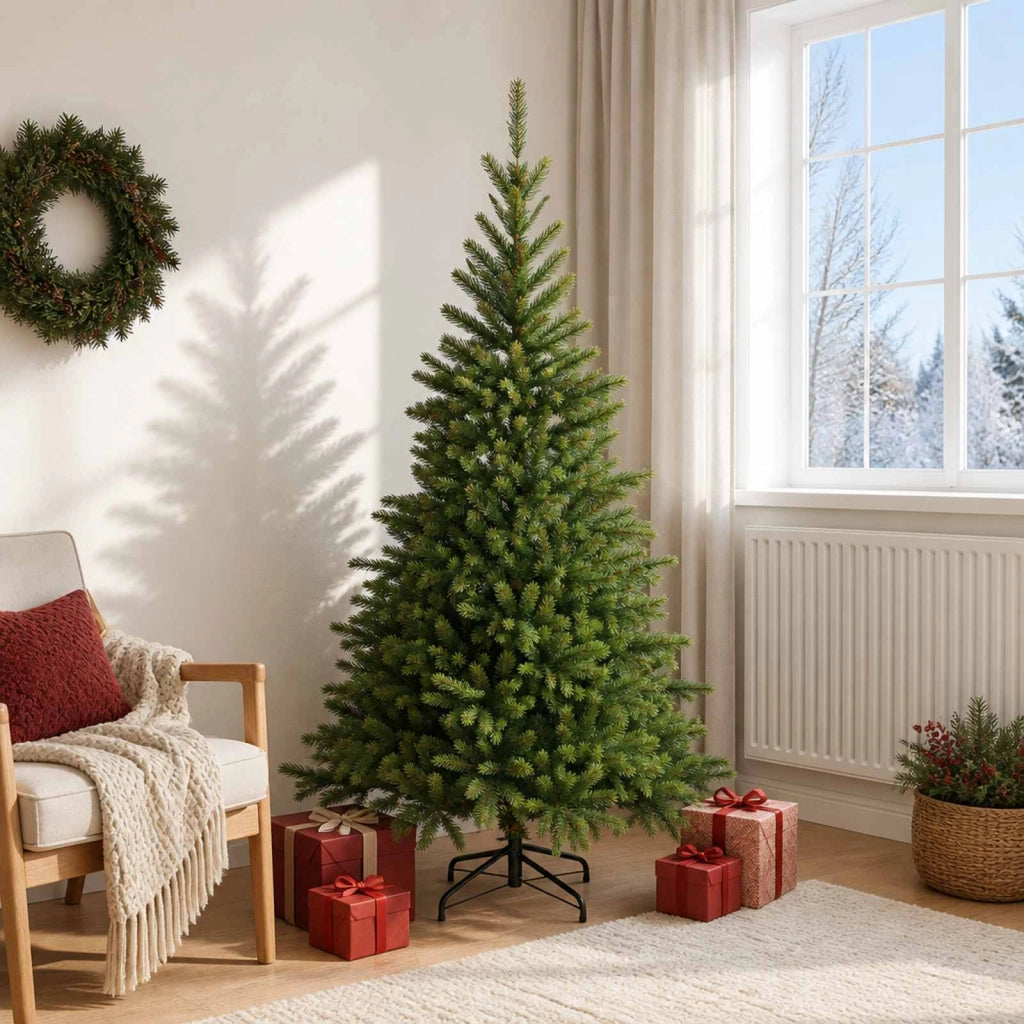 Albero di Natale Artificiale con Rami Pieghevoli 180 cm 42055594