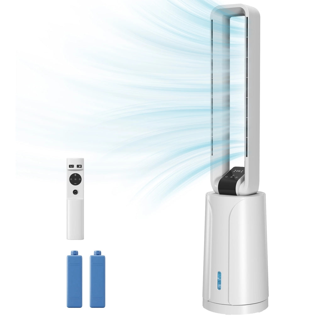 Raffrescatore Evaporativo con Timer 15H ¨C Xylo ¨C 109.5 cm, Bianco