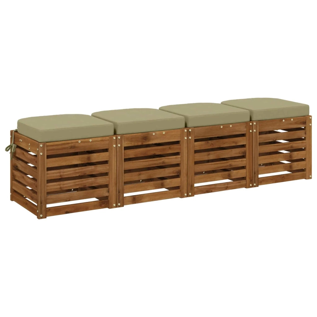 Cuscini per sedile a 4 pezzi SOEST 4 pcs 100% Poliestere 945226