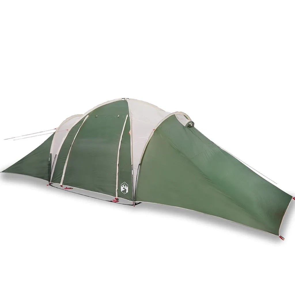 Tenda da Campeggio a Cupola per 6 Persone-Tenda per Escursionismo Verde Impermeabile 890079