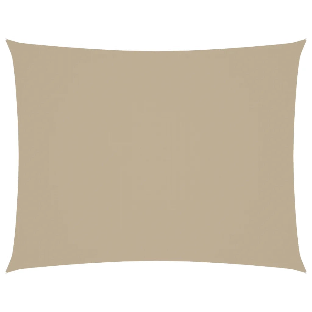 Vela Ombreggiante-Parasole a vela Oxford Rettangolare 6x7 m Beige