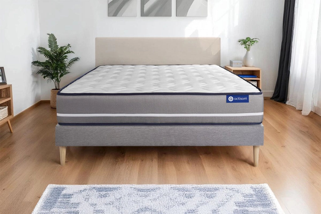 Kit rete e materasso matrimoniale Actimemo pur 150x195cm - Spessore : 20cm- memory foam - rigido