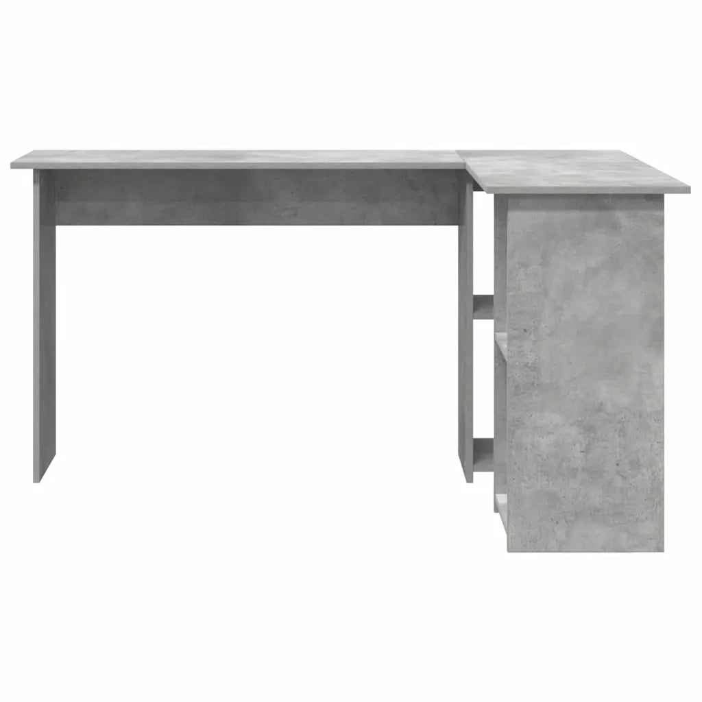 Scrivania Grigio cemento 142 x 102 x 73 cm Legno ingegnerizzato 869293