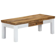 Tavolino da CaffÃ¨ 110x50x40 cm in Legno Massello di Mango cod mxl 57139