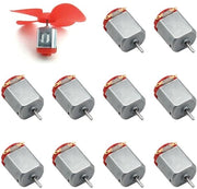 Motorettore DC Micro130 3V-12 V 19500 giri/min - 10 pezzi, potente e ideale per progetti DIY, robot, giocattoli e esperimenti scientifici