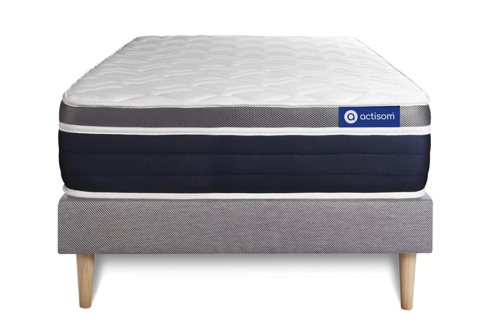 Kit rete e materasso matrimoniale Actilatex confort 90x200cm - Spessore : 26cm - Lattice e memory foam - Moderatamente rigido