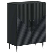 Mobiletto da Bagno HAARLEM Nero 59,5 x 31 x 80 cm 896836