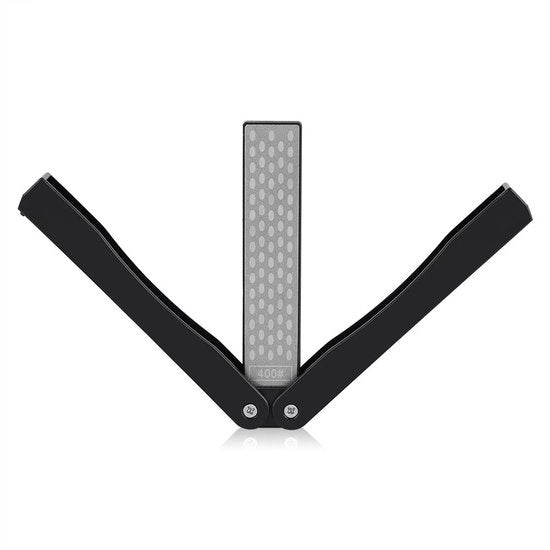 Sbiancaspugne Bicomposto 400/600 Grit - Pietra di Affilatura - Progettata per essere Ripiegata - Sbiancaspugne per Coltelli - Facile da Utilizzare - Adatta per Diversi Strumenti