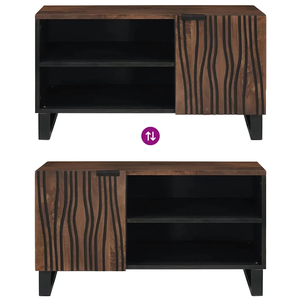 Unit¨¤ TV | Armadietto TV | Mobile Porta TV Noce 80 x 33 x 46 cm Legno multistrato